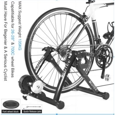 Indoor Exercise Bike Trainer Home Training 6 Speed Shock Absorbing Bike Trainer