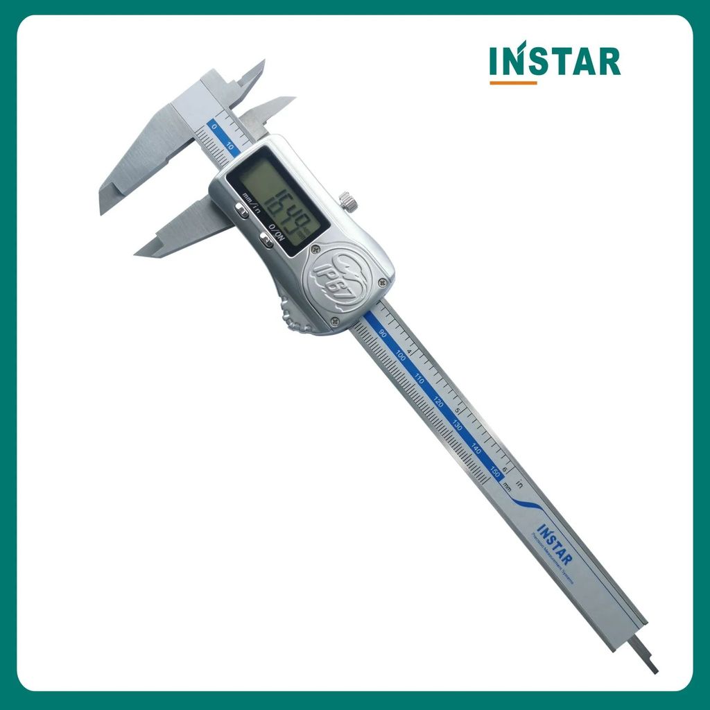 INSTAR อิเล็กทรอนิกส์ Vernier Caliper IP67 Absolute Origin Coolant Proof 0-150 มม./6" ความแม่นยําสูง