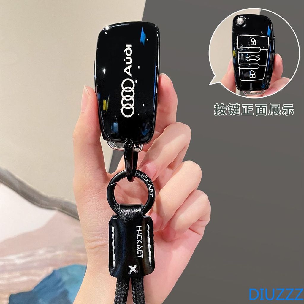 สําหรับ Audi Q5 Q7 TT A4 B9 A5 A6 8S 8W 4M S4 S5 S7 TTS TFSI RS Soft Tpu กุญแจรถสําหรับ Audi A1 A3 A