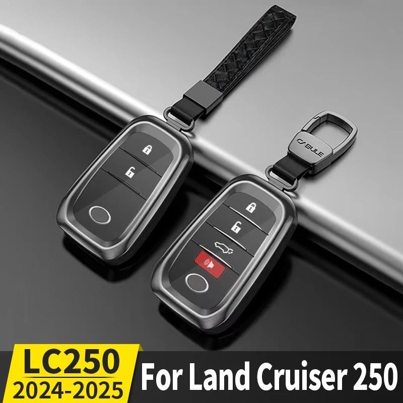 สําหรับ Toyota Land Cruiser 250 2024 2025 Prado LC250 1958 First Edition FJ250 เปลือกกุญแจโลหะซองหนั