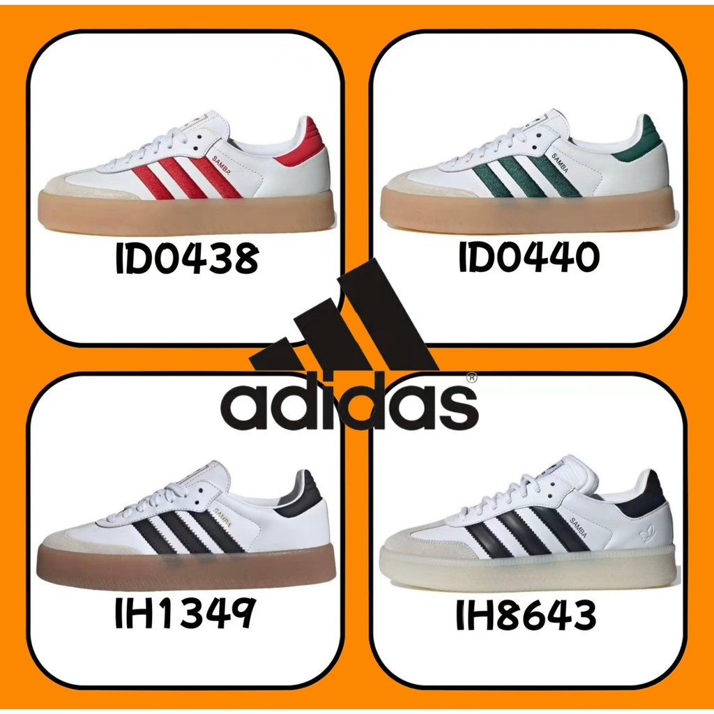 ｛ของแท้ 100 %｝adidas originals spezial  Samba gazelle OG W ID0438 ID0440 สีแดง สีเขียว สีน้ำตาล สีขา