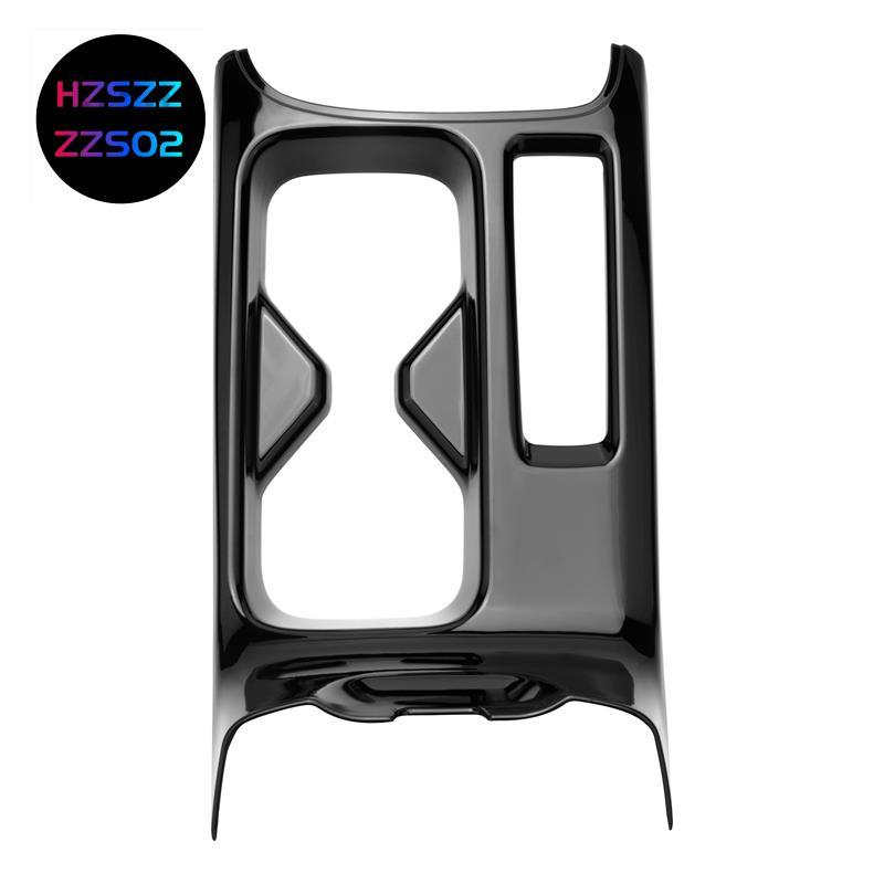 Hzzzzzs02Car สีดําเงาคอนโซลกลางถ้วยน้ําผู้ถือตกแต่งฝาครอบสติกเกอร์ Trim สําหรับ-V Vezel 2021 2022 RH