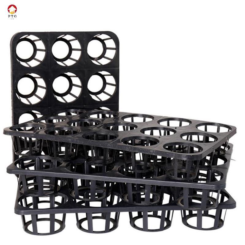 [pto] Planter Nursery Pots Plastic Round Flower Pot Cell Seedling Starter Tray Seed [TH]