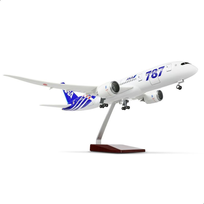 [จัดส่งด่วน] 47CM Boeing 787 Boeing 787 Japan All Japan Airlines 1: 160 เครื่องบินรุ่นผลิตภัณฑ์สําเร