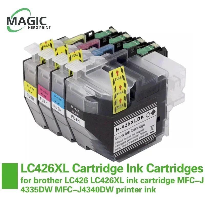 High Capacity 1Set LC426XL Ink Cartridges Compatible for brother LC426 LC426XL ink cartridge MFC-J43