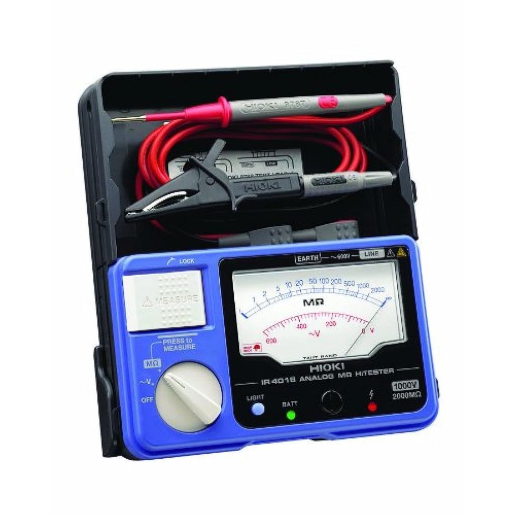 Hioki IR4018-20 Single Range Megohm Insulation Tester 2000 Megohms Resistance 600V AC Voltage