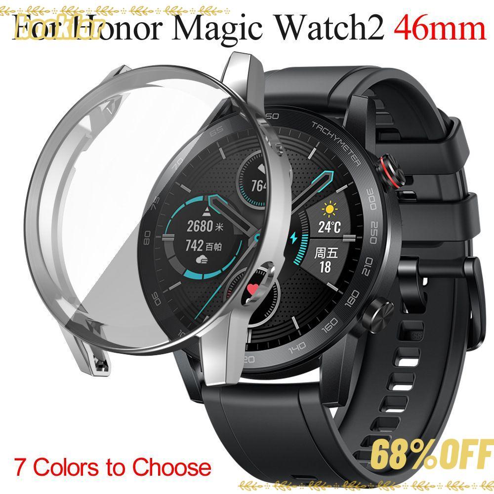 BOOKFOR ป้องกันหน้าจอ Ultra Thin Slim เกราะป้องกัน 360 คลุมทั้งหมดสําหรับ Honor Magic Watch 2 46 มม.