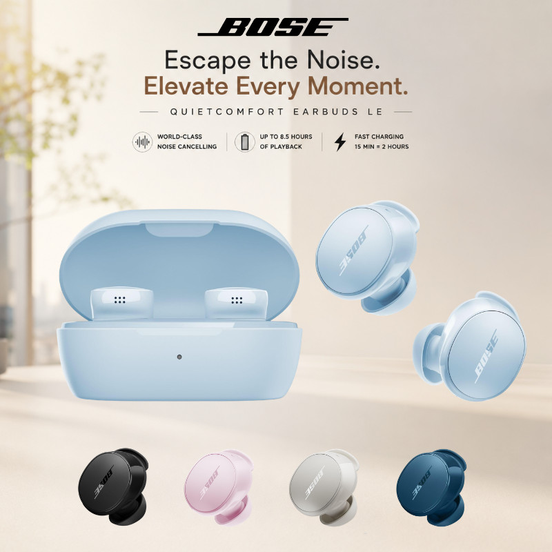 Bose QuietComfort Wireless Earbuds Noise Cancelling Bluetooth Earphones Collection