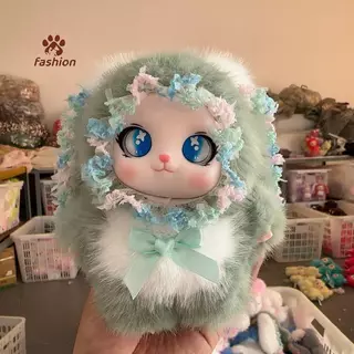 [Fas-t] Lovable Rabbit Ear Plush Pendant Toy Keychain Kids Bapa Accessories