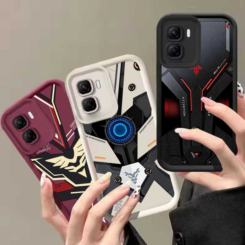 เหมาะสําหรับ infinix GT 50 30 20 10 Pro 5G เคสโทรศัพท์ infinix GT 30 5G+ 30 Plus 5G Turbo ทนทานและป้องกันการตกกระแทกซิลิโคนป้องกันกรณี D01-D03