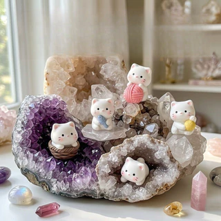 ของแต่งบ้าน แมวน้อยน่ารัก ของตกแต่ง ตกแต่งคาเฟ่ ตกห้อง ตกคอม ตกโต๊ะ บ้าน ของบ้านน่ารัก โต๊ะแมว ตกแมว ตุ๊กตาตกโต๊ะคอม