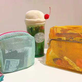 Snoopy Limited กล่องดินสอ pvc Melon Soda ญี่ปุ่นน่ารักถ้วยขนมกระเป๋าเครื่องสําอางความจุขนาดใหญ่