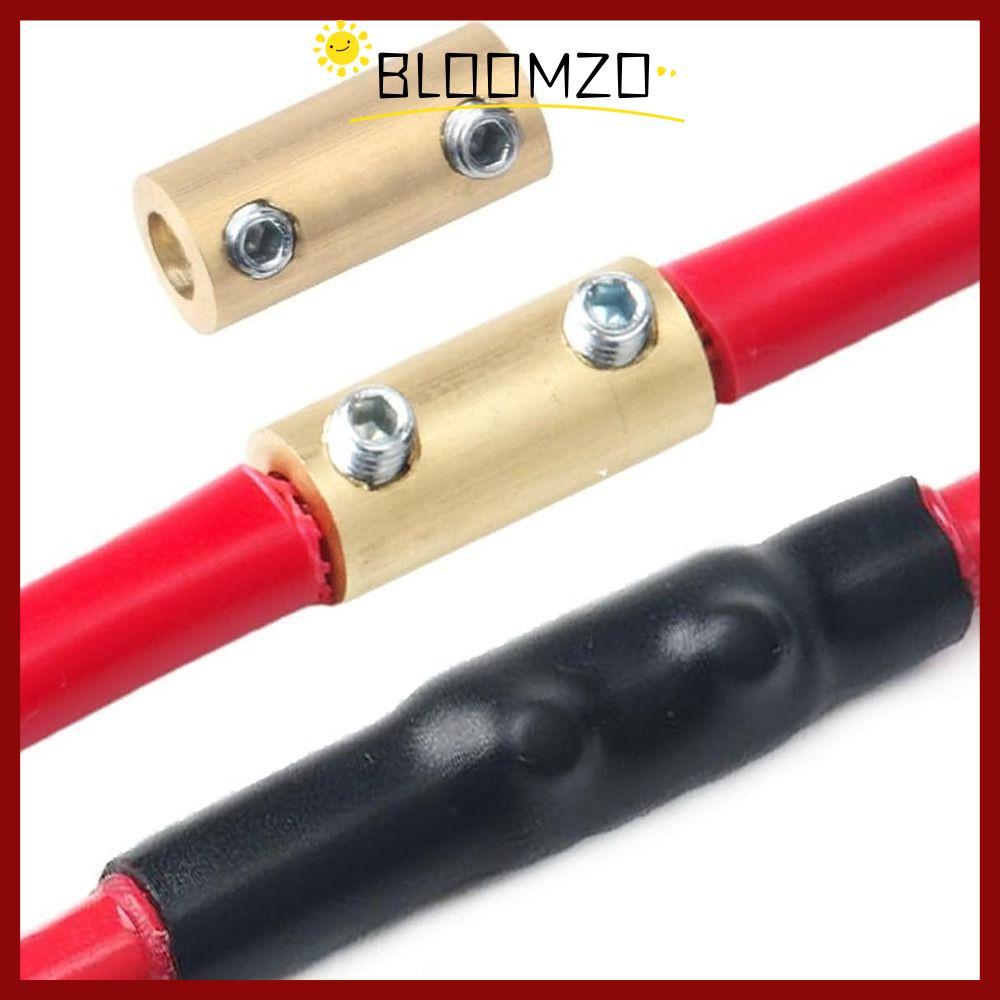 จัดส่งจากประเทศไทยBLOOMZO บล็อกเทอร์มินัลทองเหลือง, ตัวแยกกําลังสูงกําลังสูงแบบไม่ต้องใช้แรงดัน, พร้อมท่อหดความร้อน, บล็อกเทอร์มินัลด่วนกันน้ํา