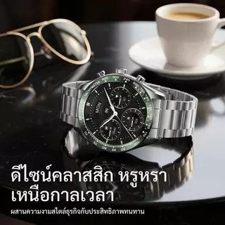 GOOJODOQ Retro Mens Smart Watch สแตนเลส 1.32 นิ้ว AMOLED Display Call BT5.3 กันน้ํา 350mAh