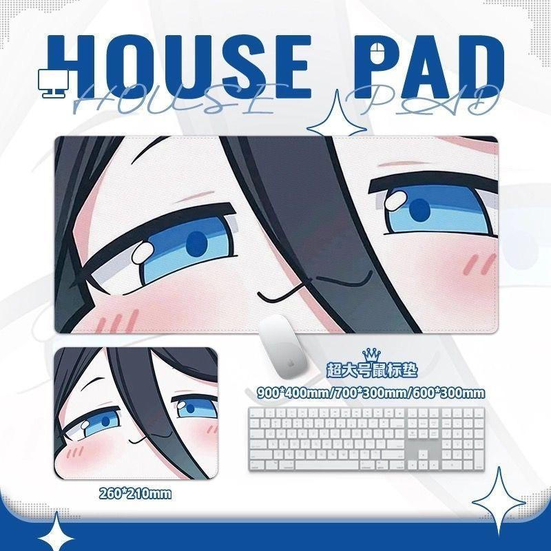 แผ่นรองเมาส์ Blue Archive Chibi - แผ่นรองโต๊ะ Arona & Plana รุ่น Q ฐานกันลื่นหนา 3 มม.
