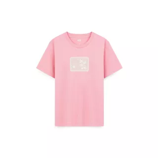 AIIZ (เอ ทู แซด) - AIIZ เสื้อยืดคอกลมผู้หญิง พิมพ์ลายกราฟิก AIIZ Women's Lace Graphic T-Shirt