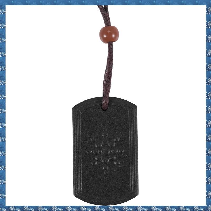 (PGM) หินภูเขาไฟจี้สร้อยคอ Anti EMF จี้ป้องกันรังสี Scalar Quantum Bio วิทยาศาสตร์ไอออนลบ