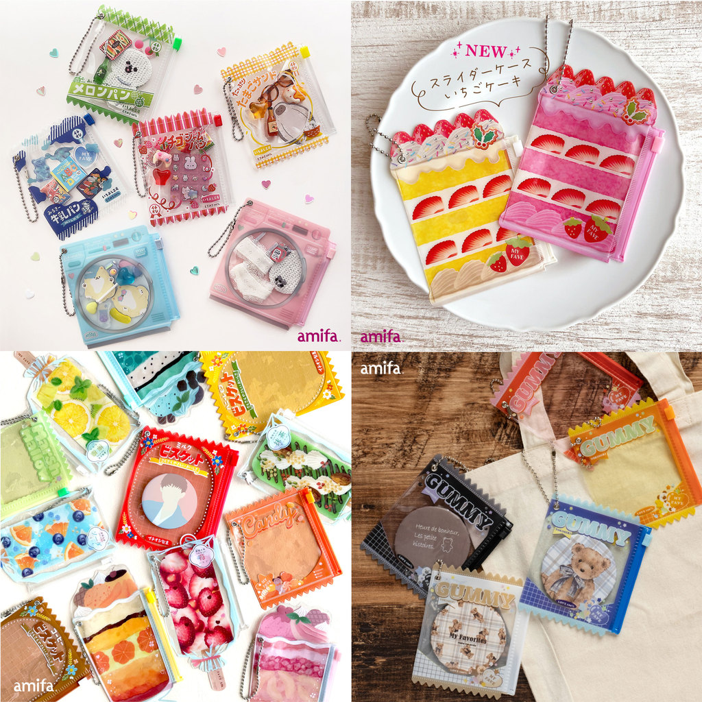[พร้อมส่งในไทย] Keychain Pouch ซองใส่เข็มกลัด สีสันสดใส ใส่ Sylvanian ได้ ของแท้ 100% จากญี่ปุ่น