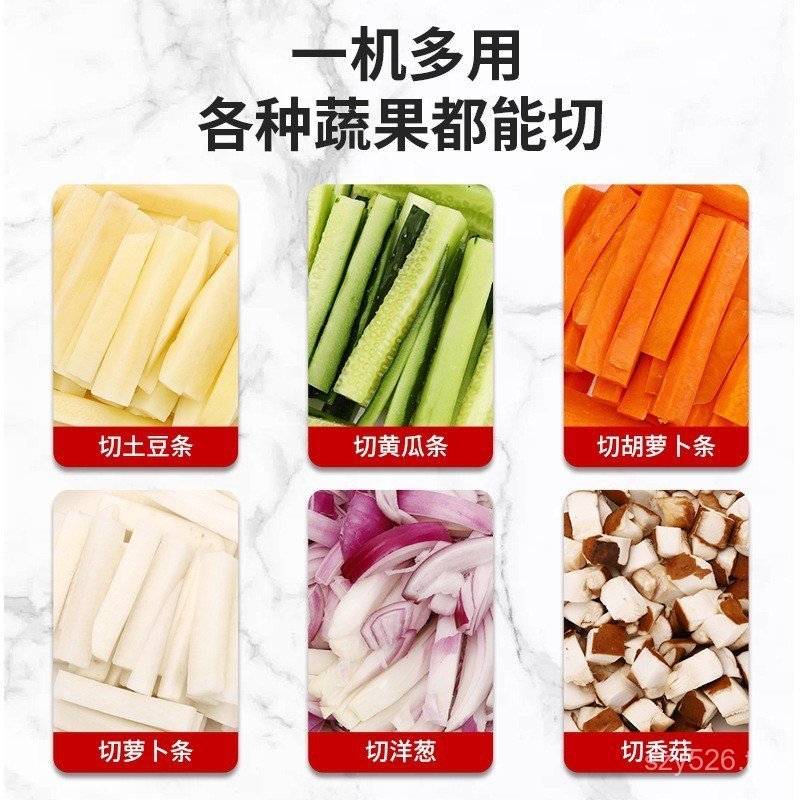 Dicing Slicer Handy เครื่องมือผักผลไม้ตัด French Fries Cross-Border สแตนเลส Commercial แตงกวา Fries 