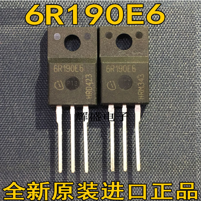 6R190C6 6R190P6E6 6R190 IPA60R190C6 พลาสติกปิดผนึก MOS Field Effect Tube TO220