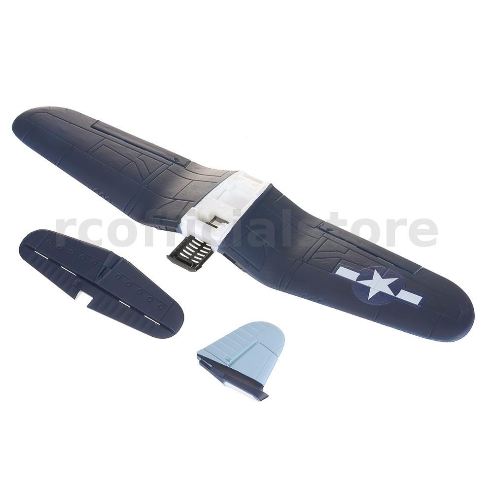 Eachine F4U CORSAIR VMF-217 500mm Wingspan RC เครื่องบินอะไหล่ปีกหลัก + ปีกหาง (ไม่มีสติ๊กเกอร์)