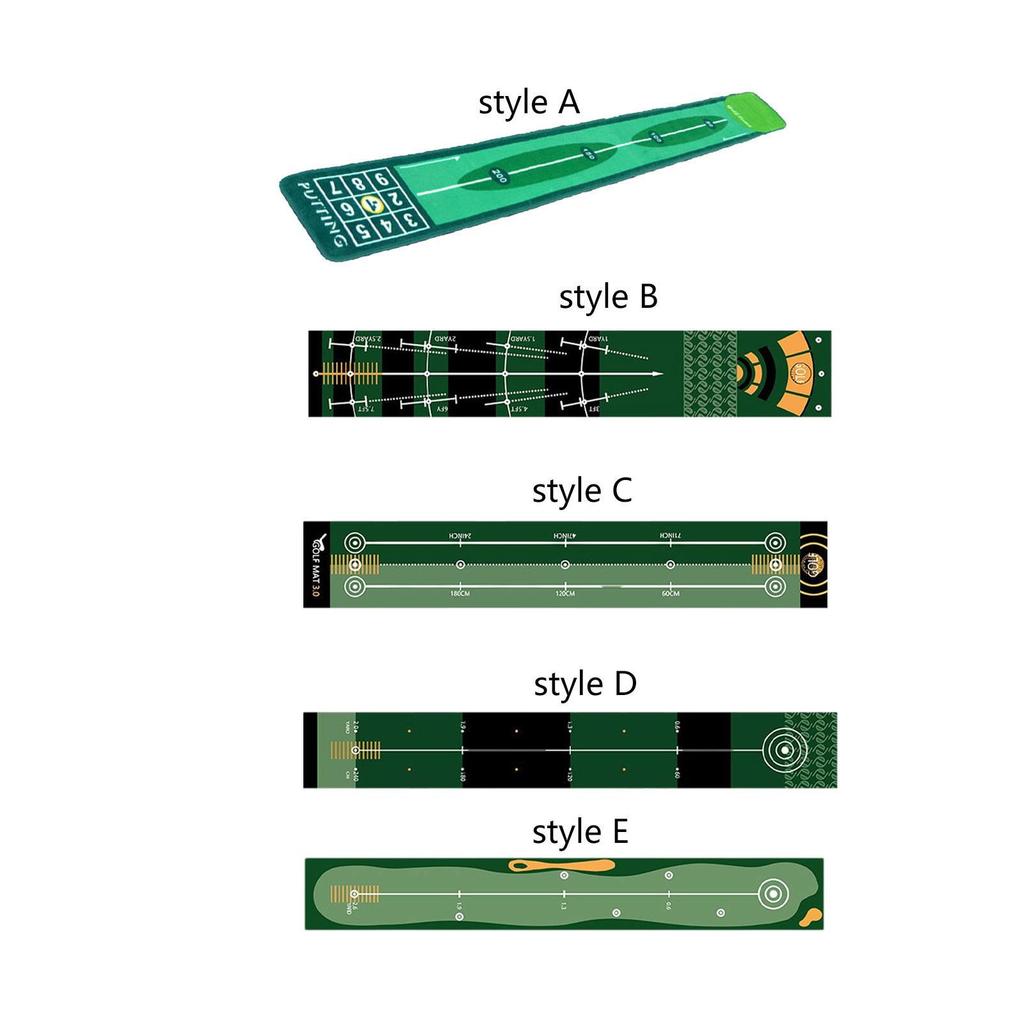 [trdfdv] Golf Putting Mat ทนต่อการสึกหรอของขวัญสําหรับนักกอล์ฟกอล์ฟอุปกรณ์เสริมฝึกกอล์ฟตีเสื่อสําหรับ Park Home Backyard สนามหญ้าสํานักงาน ราคา ถูกที่สุด ดีลบีเคเค
