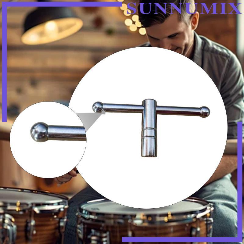 [Sunnimix] Drum Key Drummer เล่นขนาดกะทัดรัดรูปตัว T Non Slip Grip Universal Drum Tuner