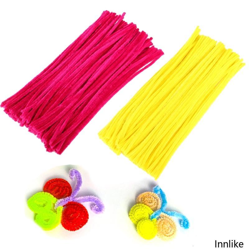 INN DIY เด็กตกแต่ง Magic Wand Spin Rod Holiday Party Plush Twisted Rod