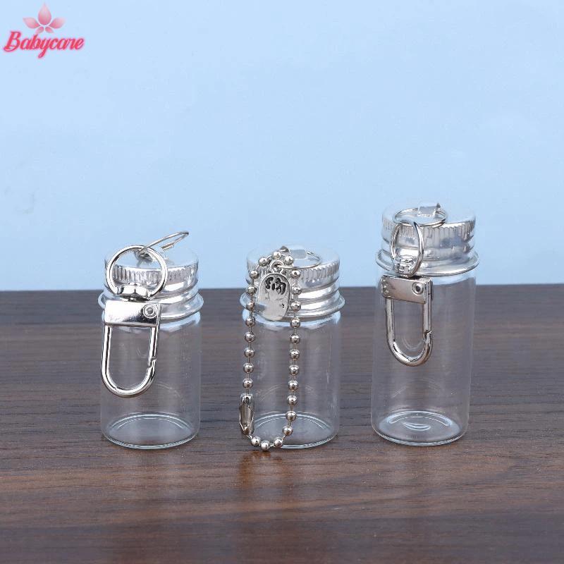 <BYCE-t> 1/3 ชิ้น Wishing ขวดพวงกุญแจขวดเปล่า DIY หัตถกรรมสําเร็จการศึกษางานแต่งงาน Decor ขวดแก้วโปร่งใส ราคา ถูกที่สุด ดีลบีเคเค แกลเลอรีภาพที่ 8
