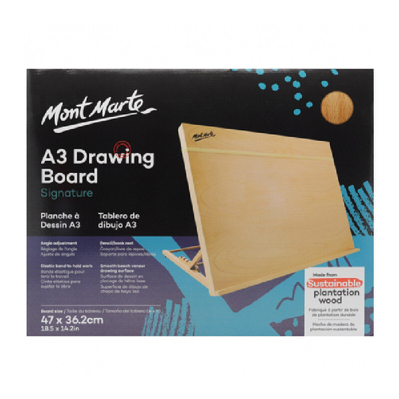 MONT MARTE  กระดานวาดรูปพร้อมสายรัด A3 MEA0034