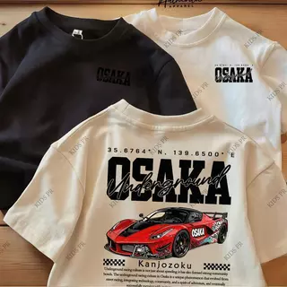 COD 2026 Tokyo Racing Car Printed Kid's T-shirt Fashion Trendy Casual Pure Cotton Top for 3-13 Yrs T11