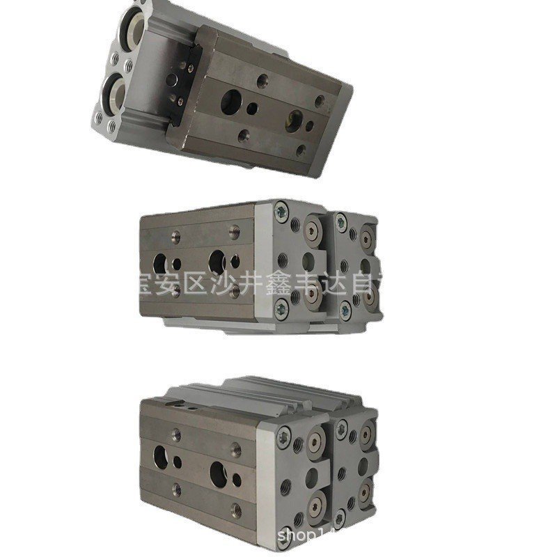 กระบอก SMC Series 9 MXQ16-30MXQ16-20MXQ16-10 ถอดชิ้นส่วนทั้งหมดของแท้เลื่อนตารางใหม่ 4JMF