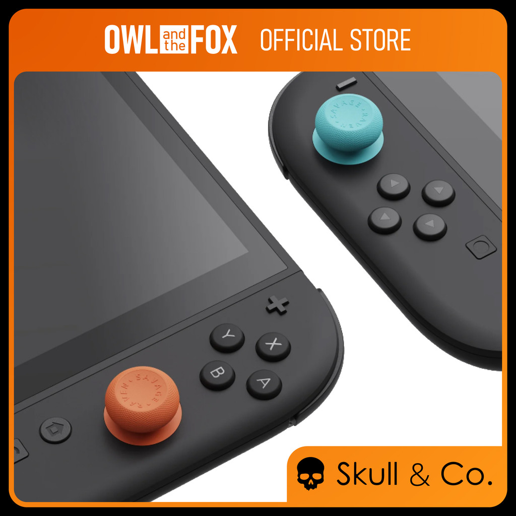 Skull & Co Nintendo Switch 2 Thumb Grip Set Savage Raven โดย Skull & Co