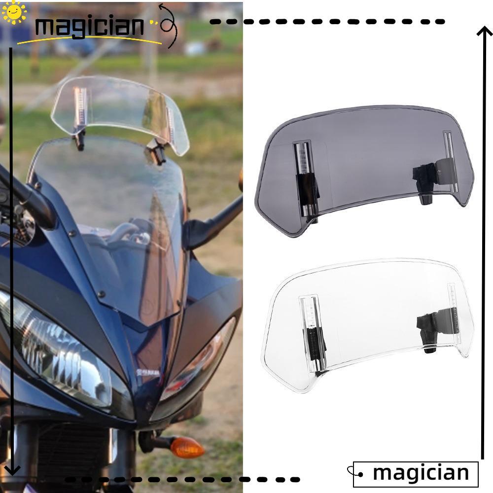 MAGICIAN กระจกรถจักรยานยนต์, Clamp-On ปรับกระจกขยาย, Universal Deflector Air Deflector สําหรับ Afric