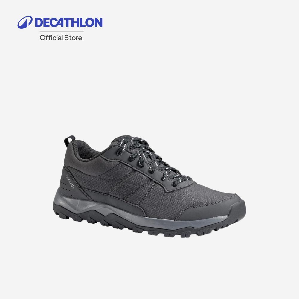 Decathlon Men'S Hiking Boots รองเท้าเดินป่าสำหรับผู้ชายรุ่น Nh100 - Dark Grey