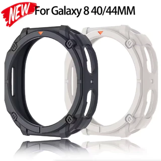TPU Bezel สําหรับ Samsung Galaxy นาฬิกา 8 40 44 มม.Anti-drop Hollow ฝาครอบกันชนสําหรับ Galaxy 8 44 40 มม.Smartwatch เปลือกป้องกัน ﻿