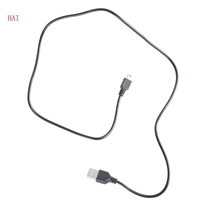HAI USB 2 0 ชาย A ถึง Mini B 5-pin Cable Transfer Images สําหรับ MP3 4 PDA GPS ระบบ