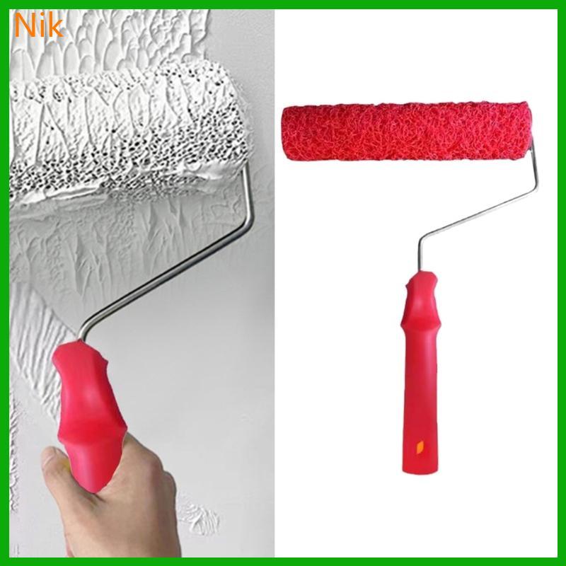บ.ลค.ต.ร.ม. Drywall Compound Roller Texture Pattern Roller Brush Wall Brush Putty Roller