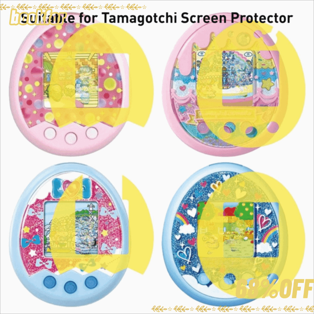 ฟิล์มกันรอย HD 2 ชิ้น สําหรับ Tamagotchi พบ/ขนม/Mix Dream