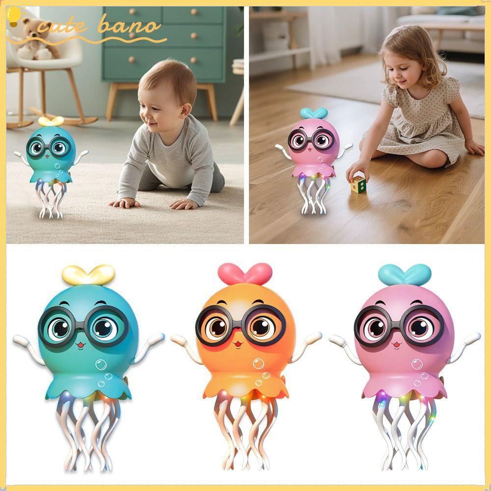 BANO Dancing Octopus Toy, Magic Crawling Dancing Auto-Dance Octopus ของเล่น,ตลกเซ็นเซอร์อุปสรรคอัตโน
