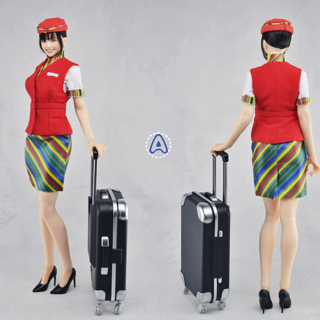 [Collection Boutique] พร้อมส่ง CUKE TOYS 1/6 Western Z Airlines ชุดสายการบินหญิง MA-048 เสื้อผ้า