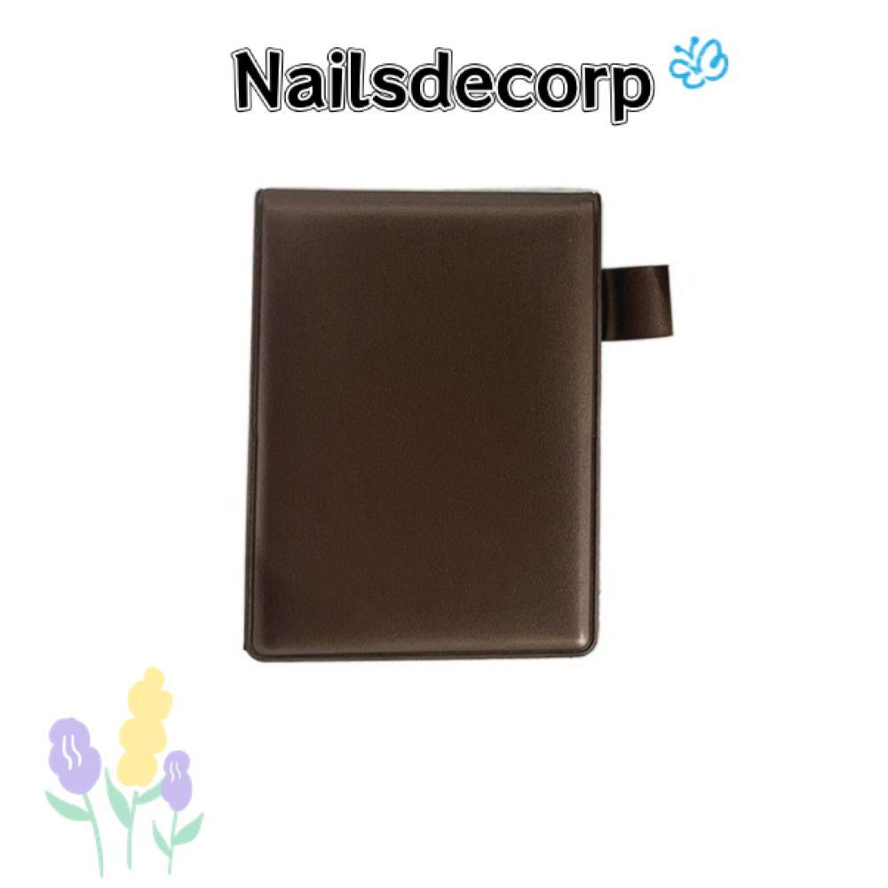 NAILS Mini Pocket Book, สมุดบันทึกหนัง PU หน้าด้านในเปล่า, สีทึบ A7 Notepad สําหรับนักเรียนอุปกรณ์การเรียน