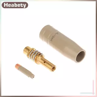 [ Heabety] 3 ชิ้น/เซ็ต 0.8/1.0/1.2 มม.ไฟฉาย MIG แก๊สหัวฉีดเคล็ดลับผู้ถือ 15AK MIG MAG เชื่อมไฟฉายเคลือบใหม่หัวฉีดป้องกัน [COD]