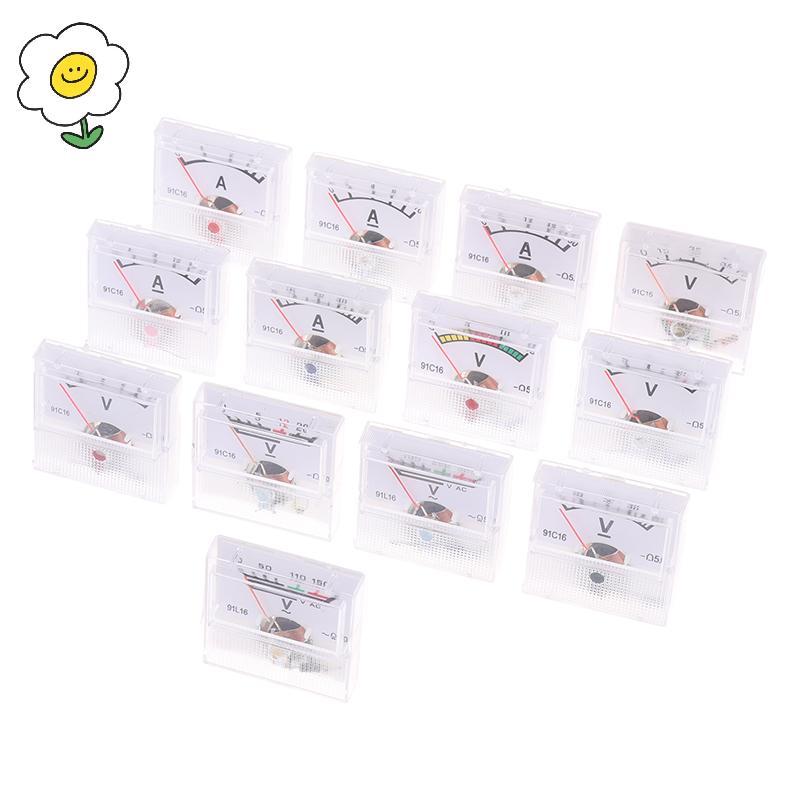{}maoyting} AC 150-300V DC 10-250V DC 5-75A แอมป์มิเตอร์ Mini Volt Volt Volt Meter Meter {COD}