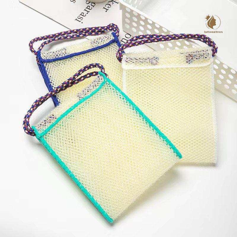 [PE] African Net Bath Sponge African Net Long Bath Net Sponge Exfoliating Shower Body Scrubber Ba Sc
