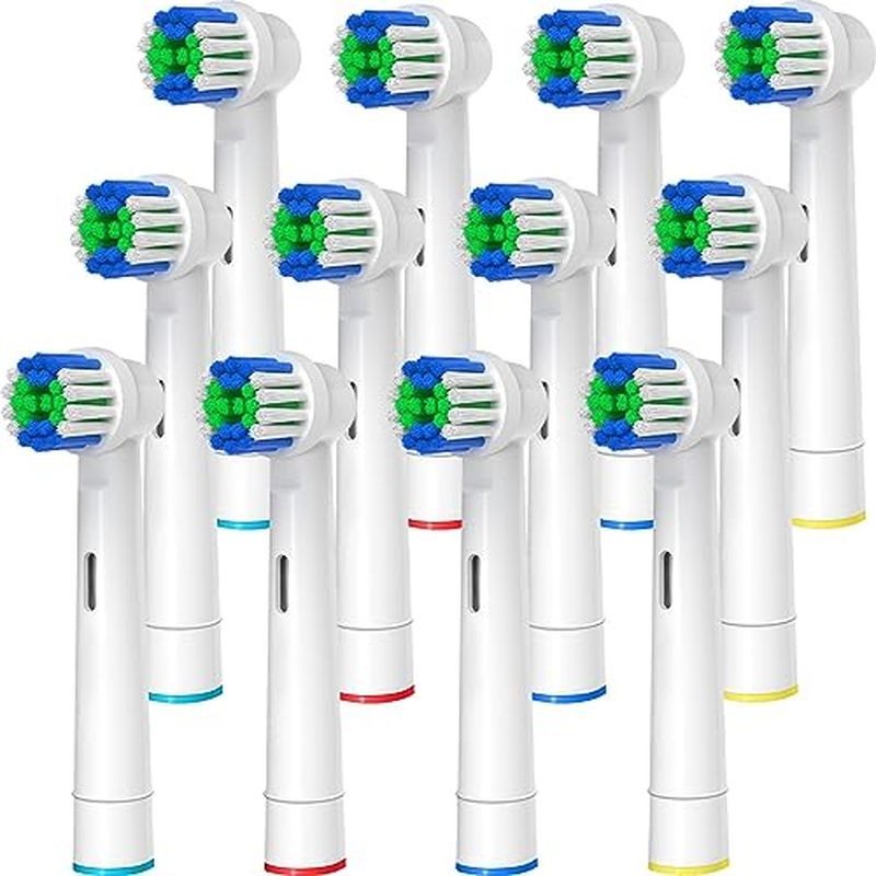 หัวแปรงสีฟันทดแทนสําหรับ Oral B Braun, 12 หัวแปรงสีฟันไฟฟ้ามืออาชีพ, ใช้งานร่วมกับ Oral B เปลี่ยนหัว