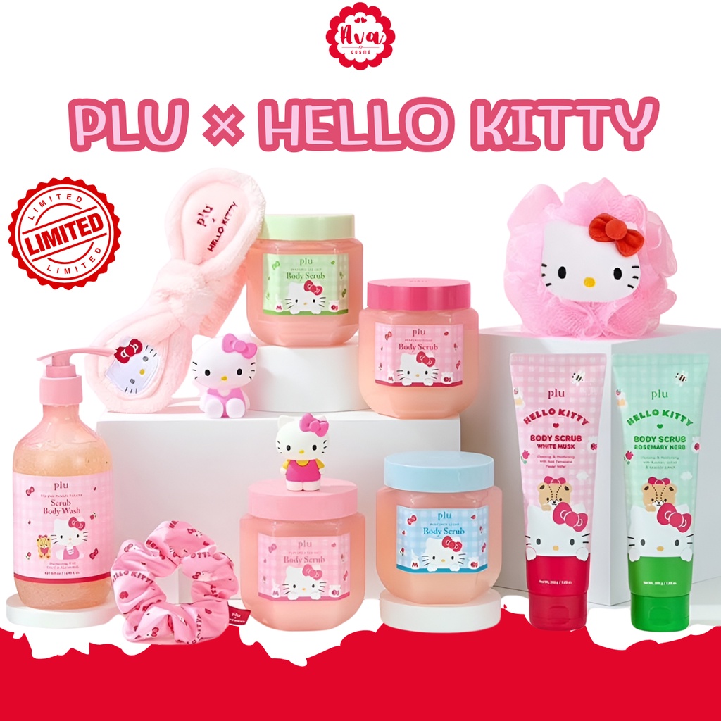 (ส่งจากไทย) [PLU X HELLO KITTY] ผลิตภัณฑ์อาบน้ำสุดน่ารัก