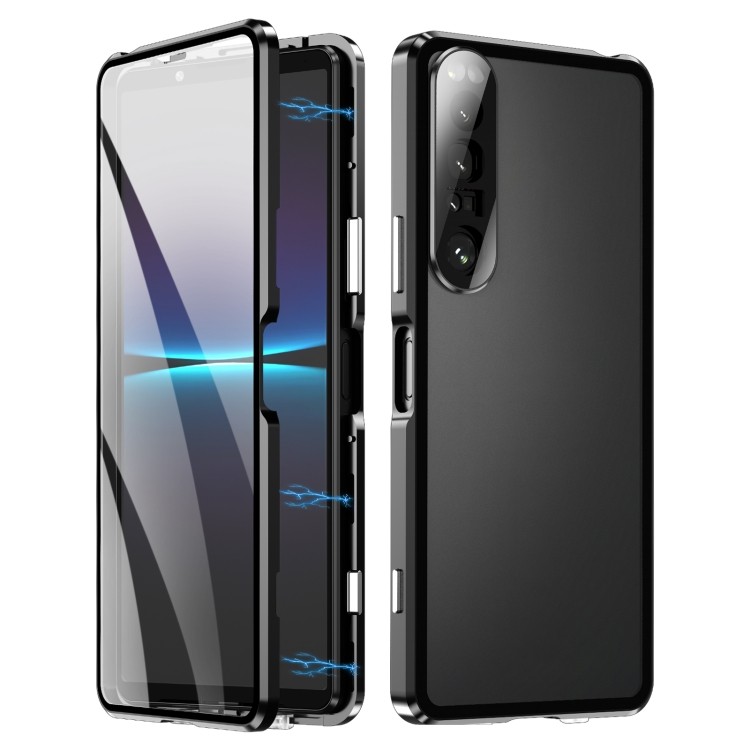 สําหรับเคสโทรศัพท์กระจกนิรภัยโลหะ Sony Xperia 1 IV HD