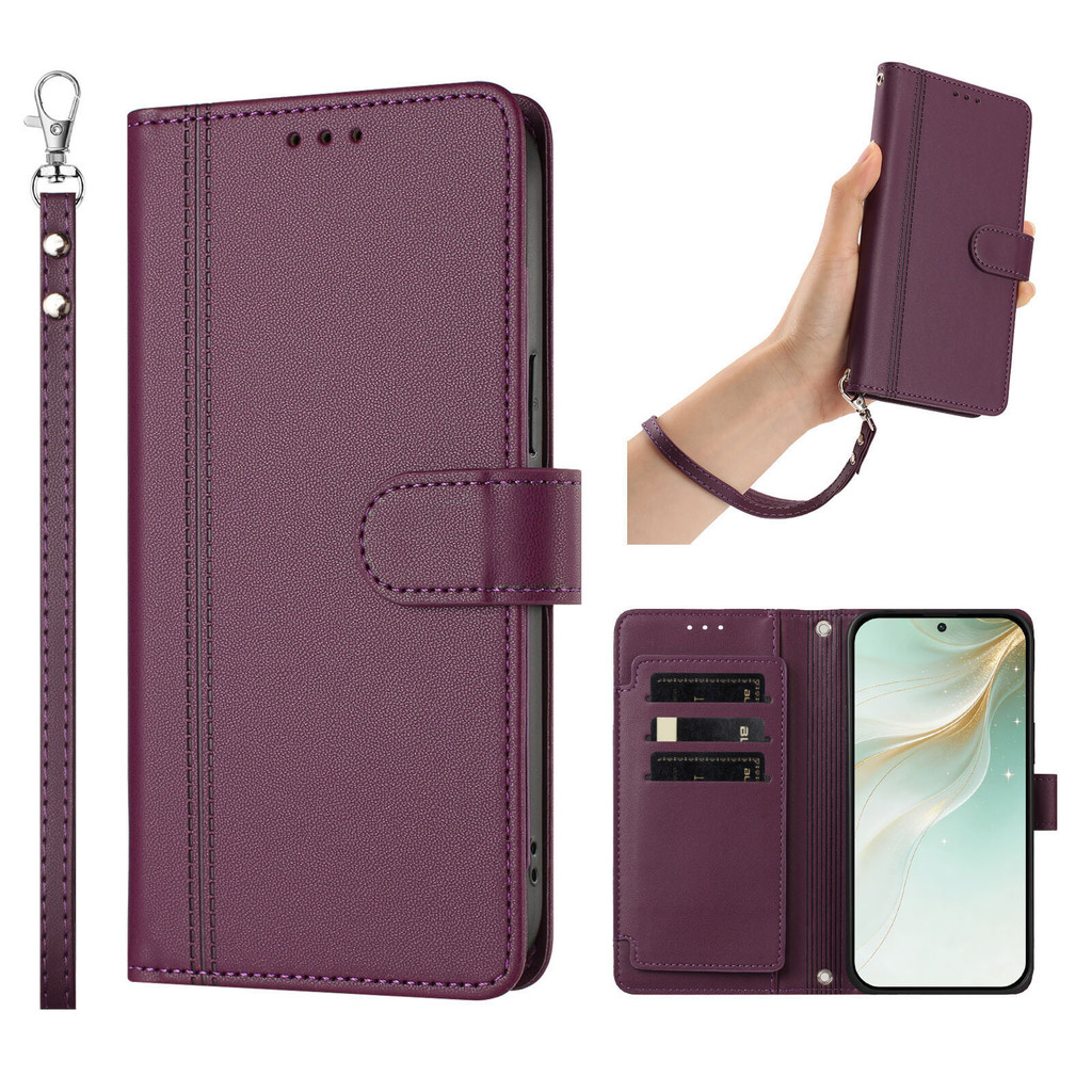 TCL 60R 60 50 40 30 SE XE XL T Pro NxtPaper SE 4G 5G Pure Color Slim PU Leather Wallet Flip Phone Ca