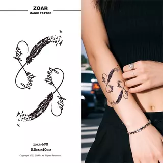 !!ส่งจากไทย!! ZOAR แทททูกันน้ำ ลายดาวเคราะห์การ์ตูนน่ารัก Magic Tattoo สมุนไพร ติดทน 2 สัปดาห์ Z878